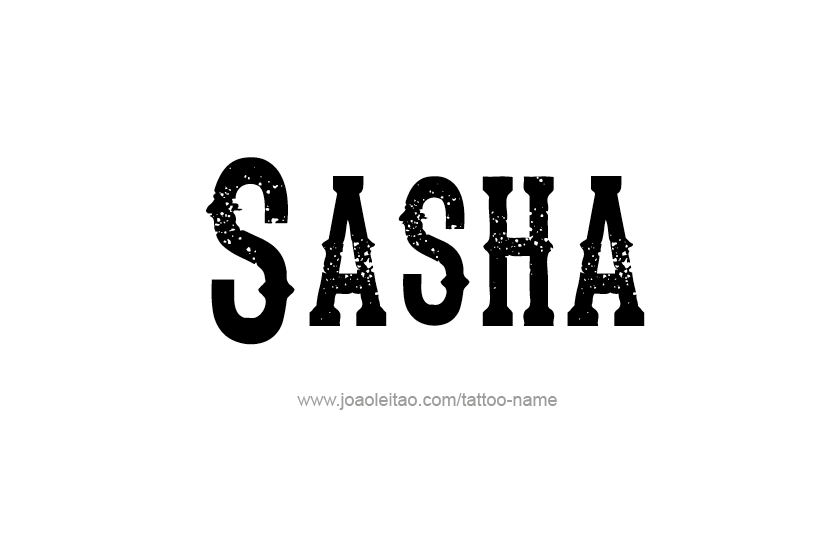 Tattoo Design Name Sasha  