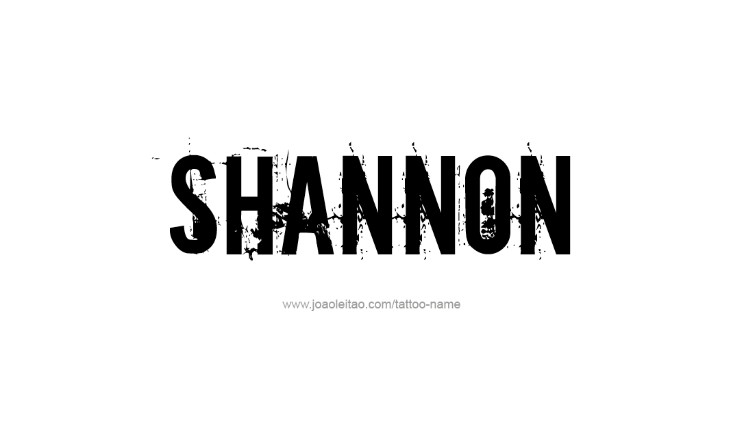 Tattoo Design Name Shannon  