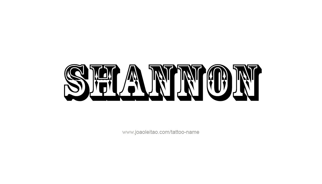 Tattoo Design Name Shannon  