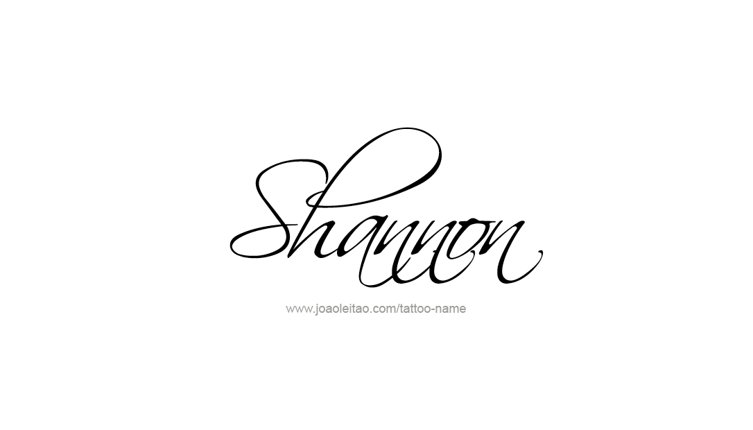 Tattoo Design Name Shannon  