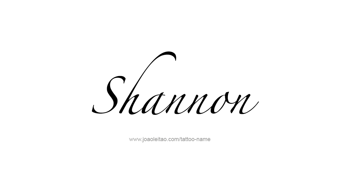 Tattoo Design Name Shannon  