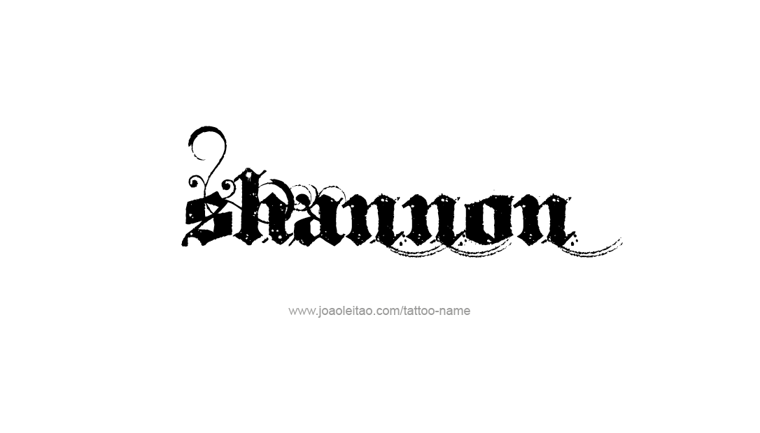 Tattoo Design Name Shannon  