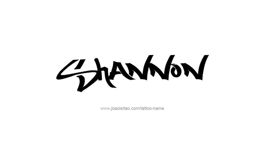 Tattoo Design Name Shannon  