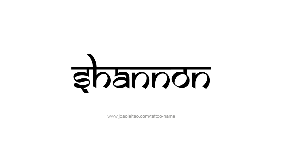 Tattoo Design Name Shannon  