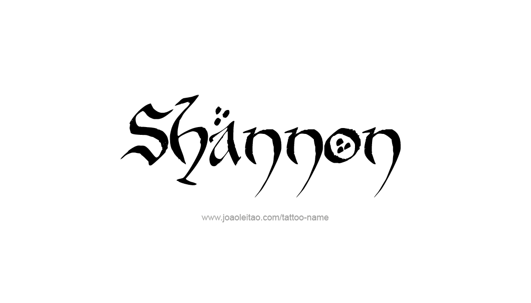 Tattoo Design Name Shannon  