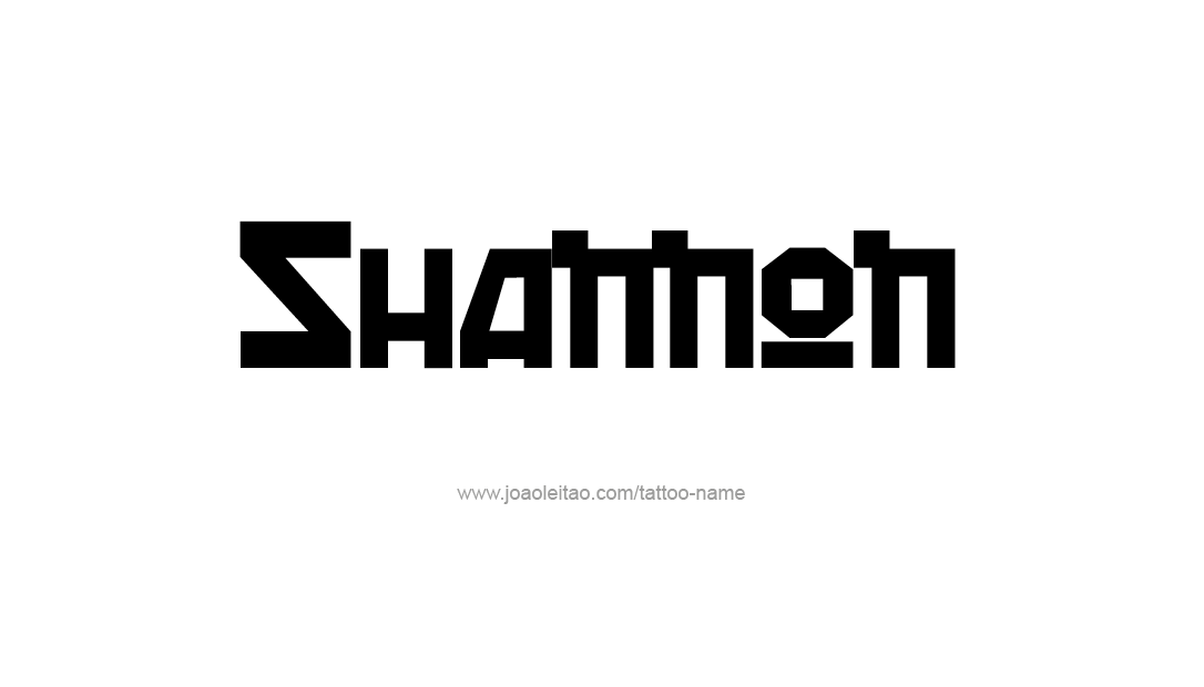 Tattoo Design Name Shannon  