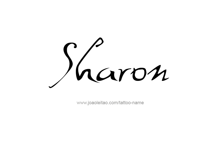 Tattoo Design Name Sharon  