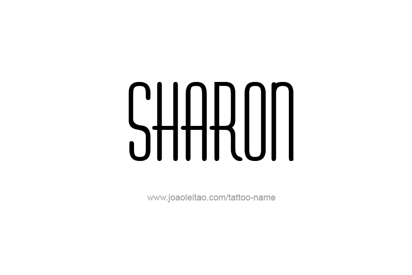 Tattoo Design Name Sharon  