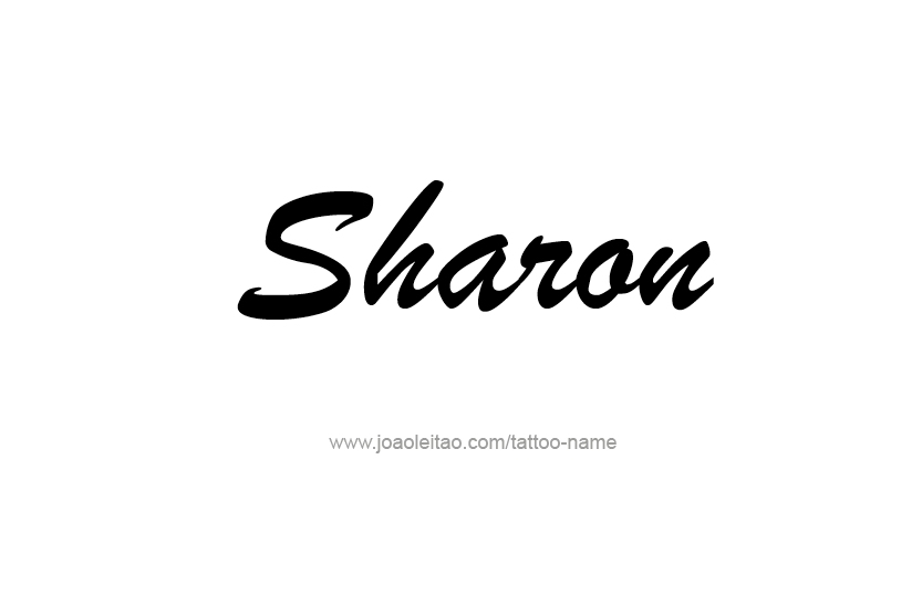 Tattoo Design Name Sharon  