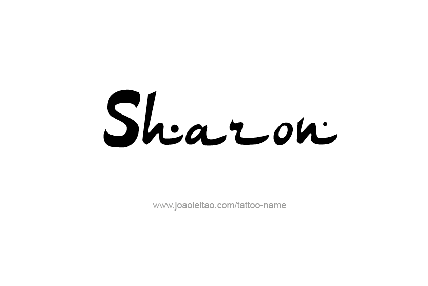 Tattoo Design Name Sharon  