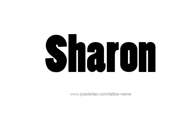 Tattoo Design Name Sharon  