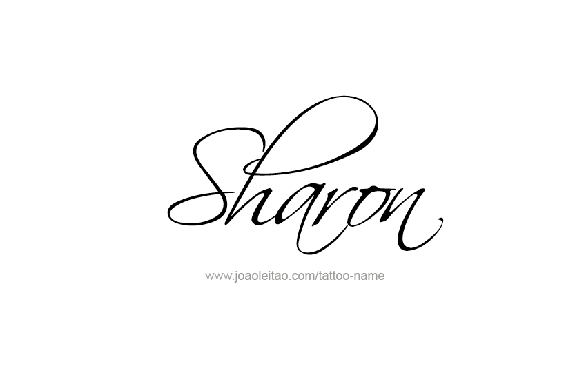 Tattoo Design Name Sharon  