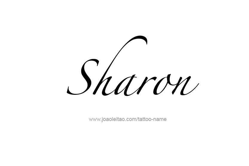 Tattoo Design Name Sharon  