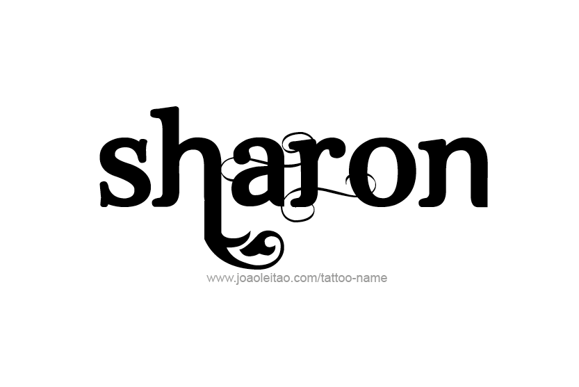 Tattoo Design Name Sharon  