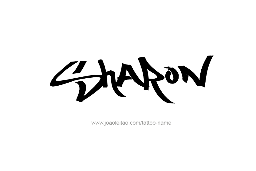 Tattoo Design Name Sharon  