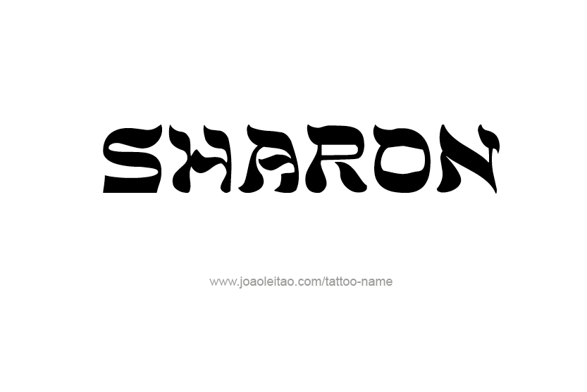 Tattoo Design Name Sharon  