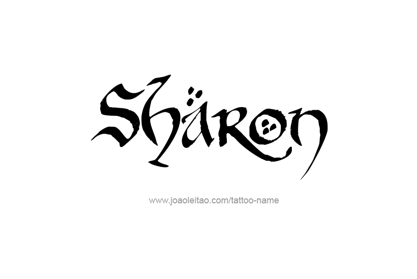 Tattoo Design Name Sharon  