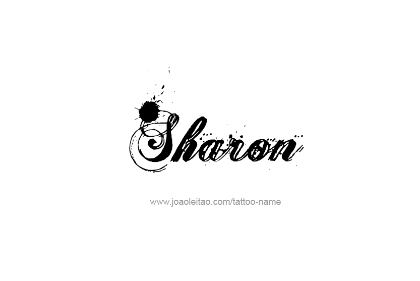 Tattoo Design Name Sharon  