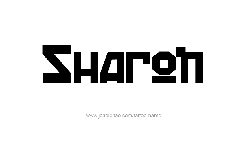 Tattoo Design Name Sharon  