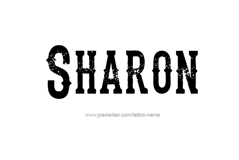 Tattoo Design Name Sharon  