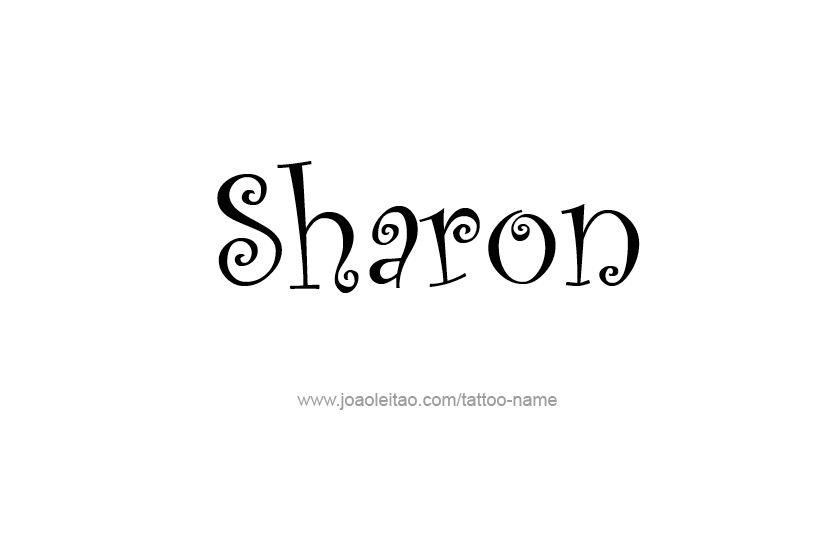 Tattoo Design Name Sharon  