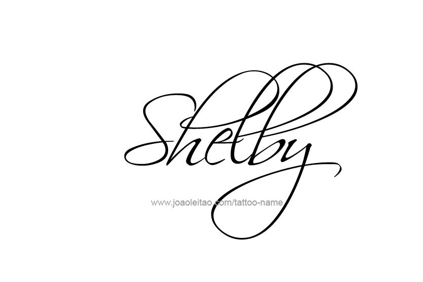 Tattoo Design Name Shelby   