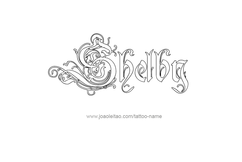 Tattoo Design Name Shelby   