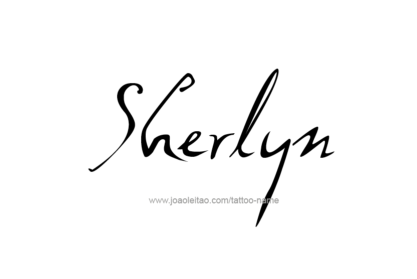 Tattoo Design Name Sherlyn   