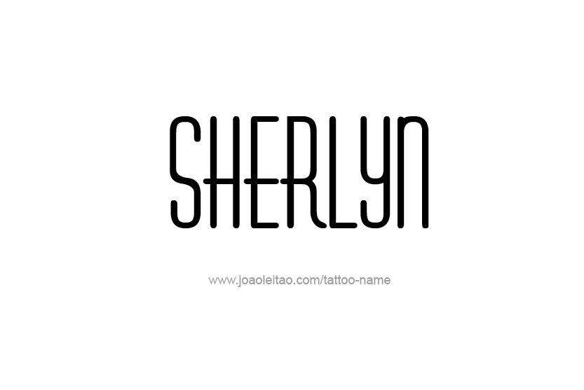 Tattoo Design Name Sherlyn   