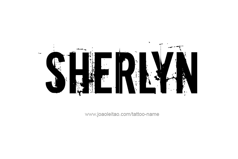 Tattoo Design Name Sherlyn   