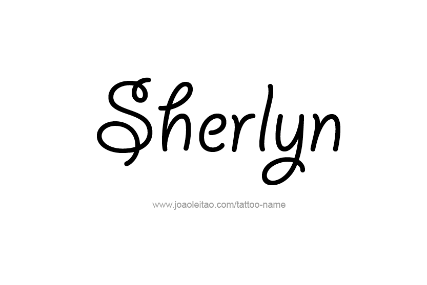 Tattoo Design Name Sherlyn   