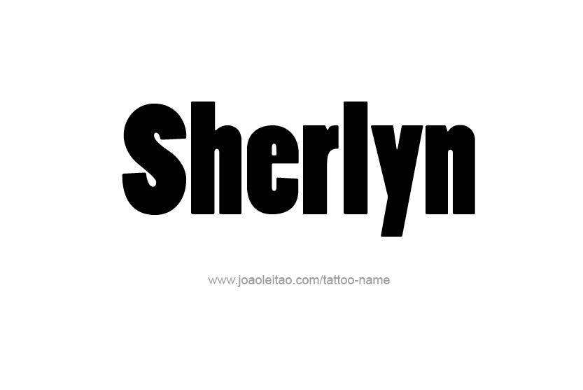 Tattoo Design Name Sherlyn   