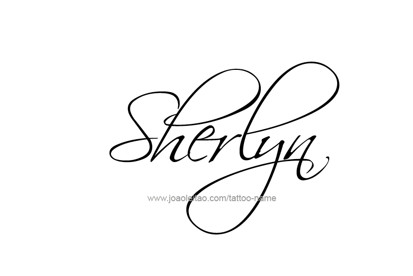 Tattoo Design Name Sherlyn   