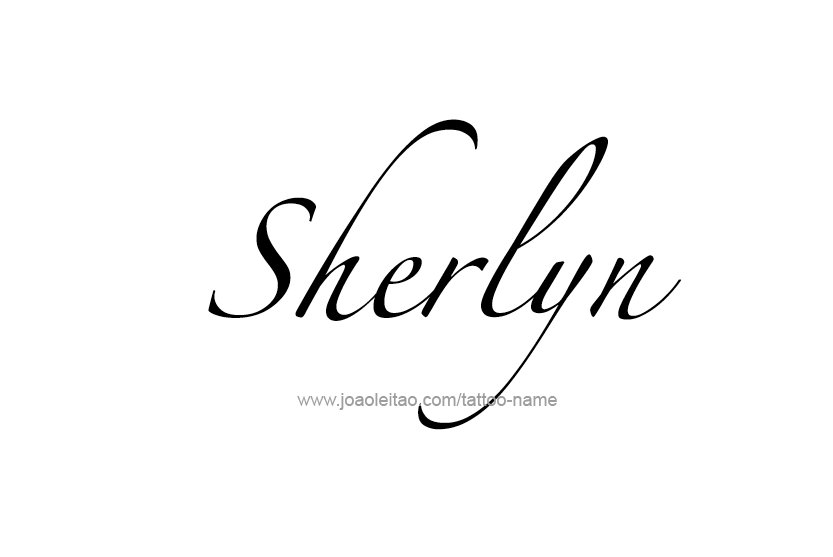 Tattoo Design Name Sherlyn   