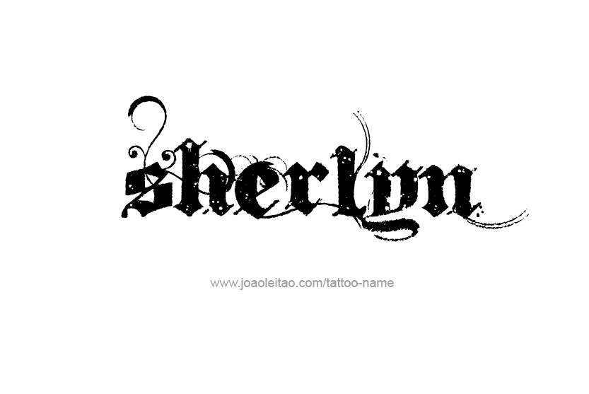 Tattoo Design Name Sherlyn   