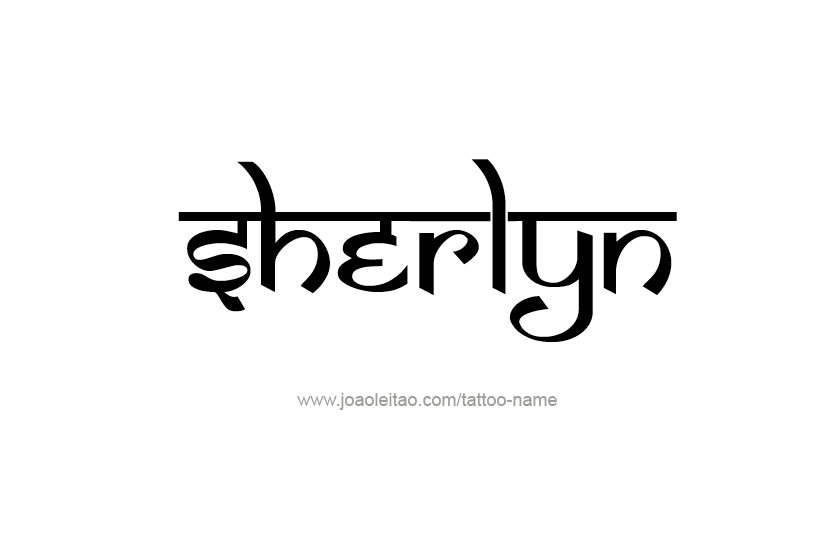 Tattoo Design Name Sherlyn   