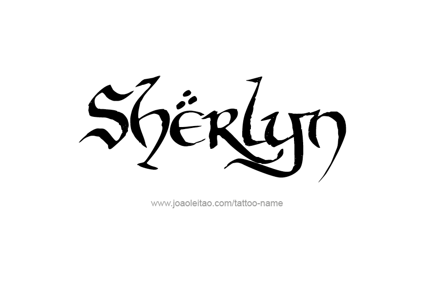 Tattoo Design Name Sherlyn   