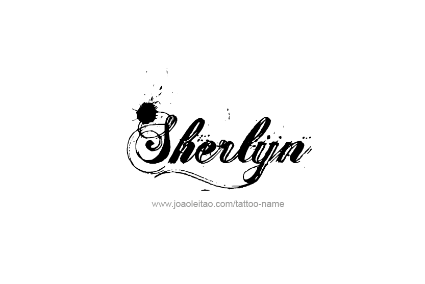 Tattoo Design Name Sherlyn   