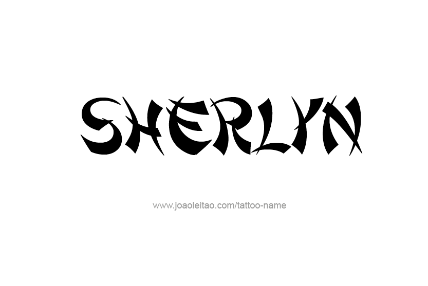 Tattoo Design Name Sherlyn