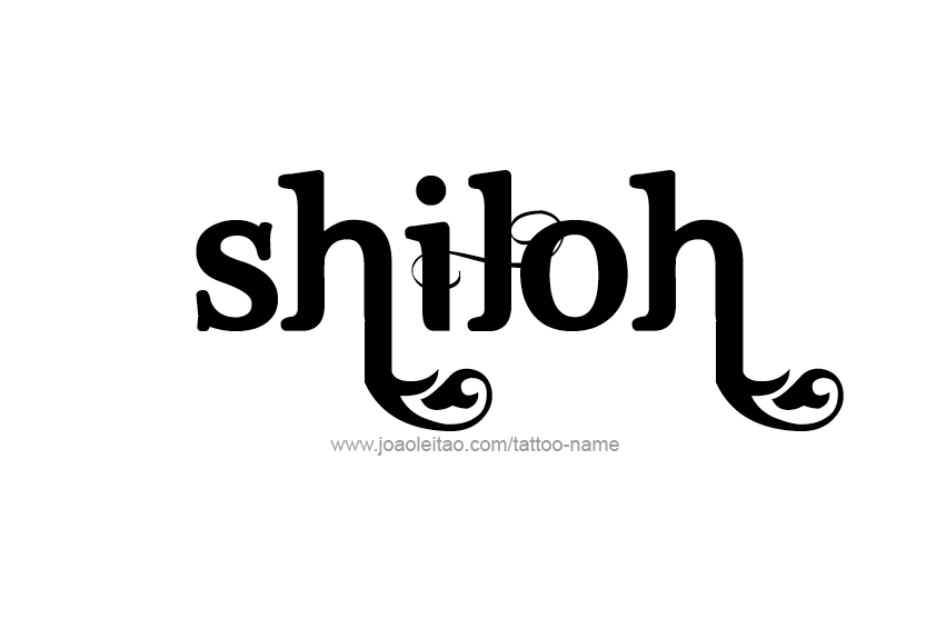 Tattoo Design Name Shiloh   