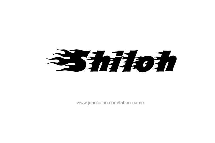 Tattoo Design Name Shiloh   