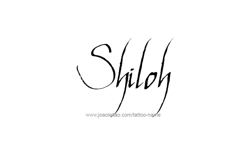 Tattoo Design Name Shiloh   