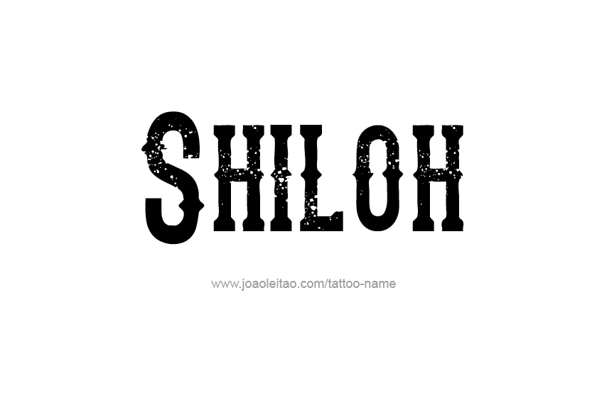 Tattoo Design Name Shiloh   