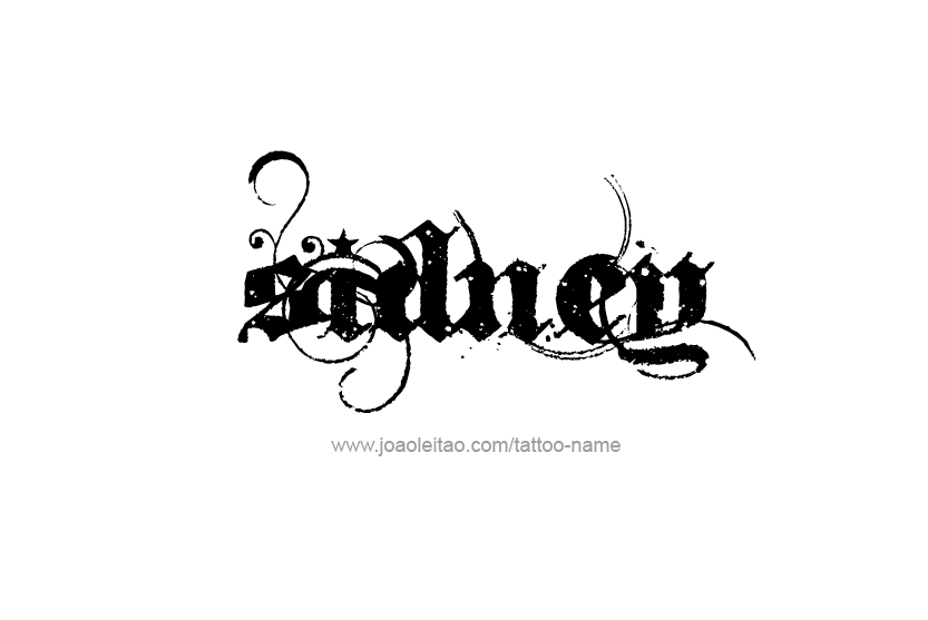 Tattoo Design Name Sidney   