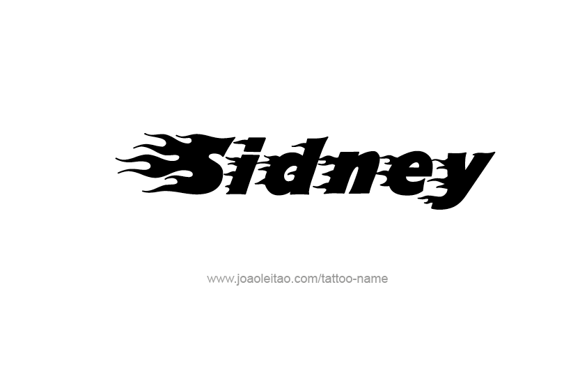 Tattoo Design Name Sidney   