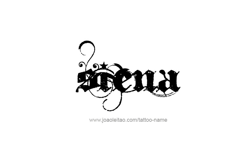 Tattoo Design Name Siena   