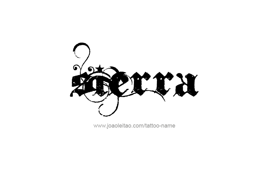 Tattoo Design Name Sierra   