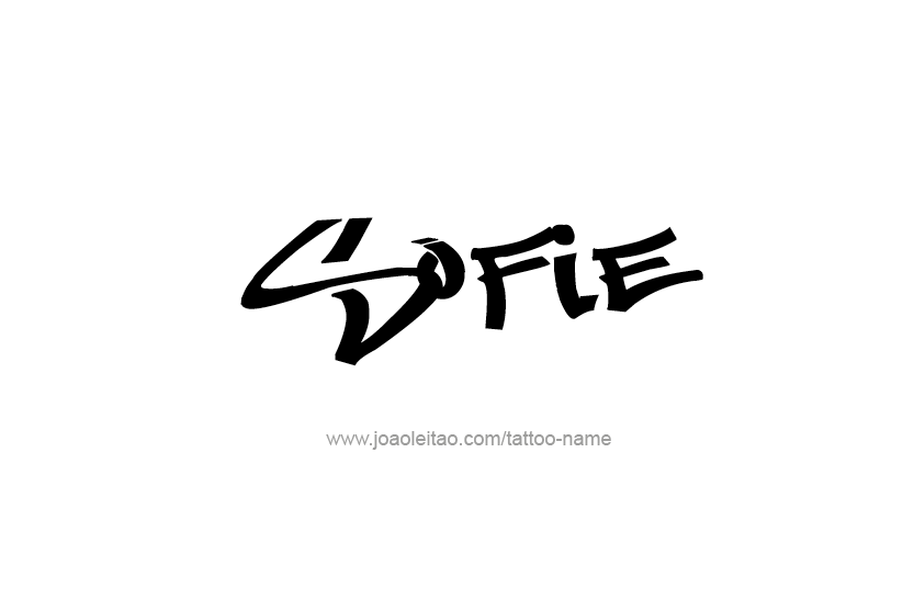 Tattoo Design Name Sofie   