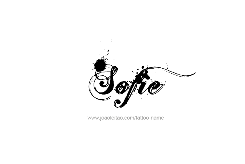 Tattoo Design Name Sofie   