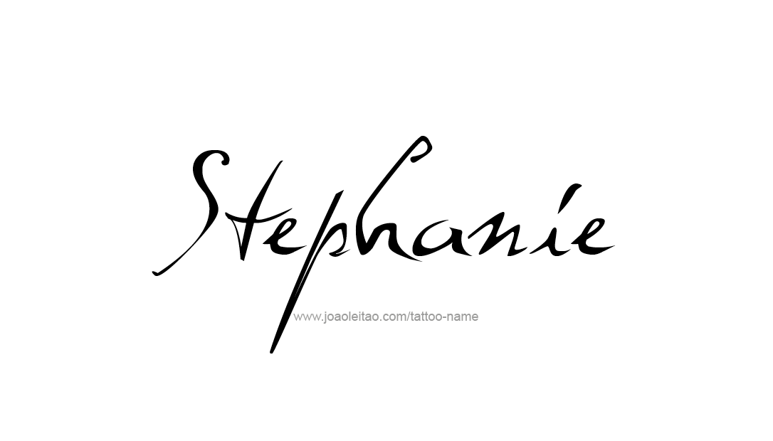 Tattoo Design Name Stephanie   